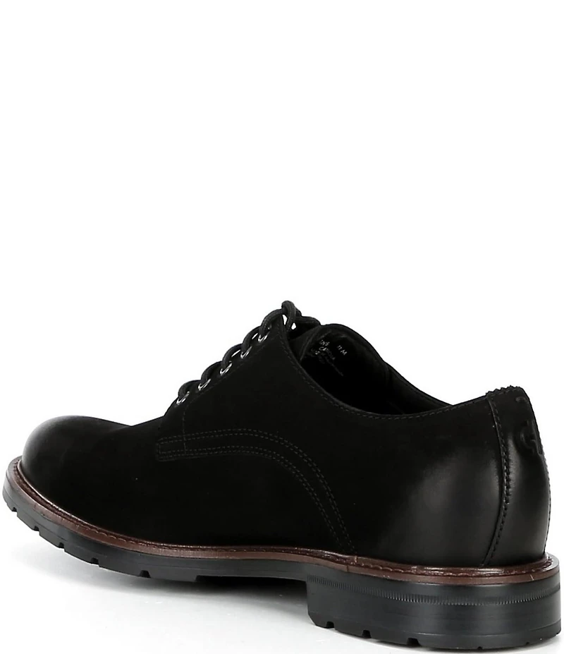Cole Haan Men's Chamberlin Grand Water Resistant Nubuck Plain Toe Oxfords