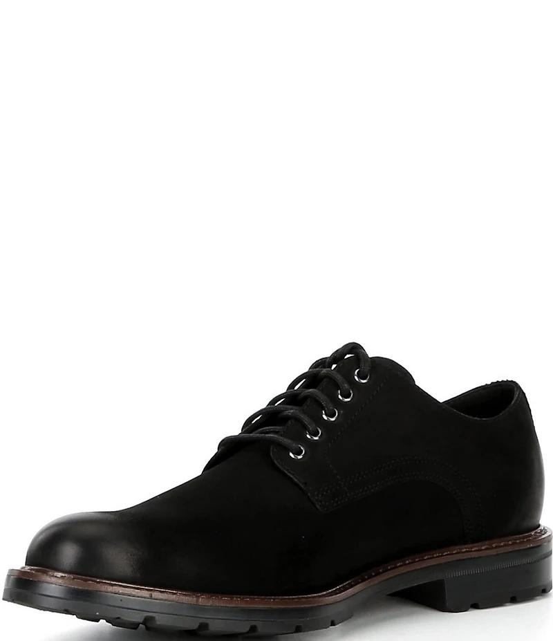 Cole Haan Men's Chamberlin Grand Water Resistant Nubuck Plain Toe Oxfords