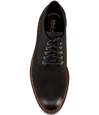 Cole Haan Men's Chamberlin Grand Water Resistant Nubuck Plain Toe Oxfords