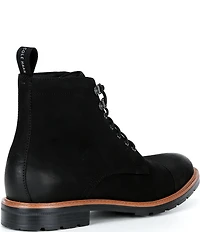 Cole Haan Men's Chamberlin Water Resistant Nubuck Cap Toe Boots