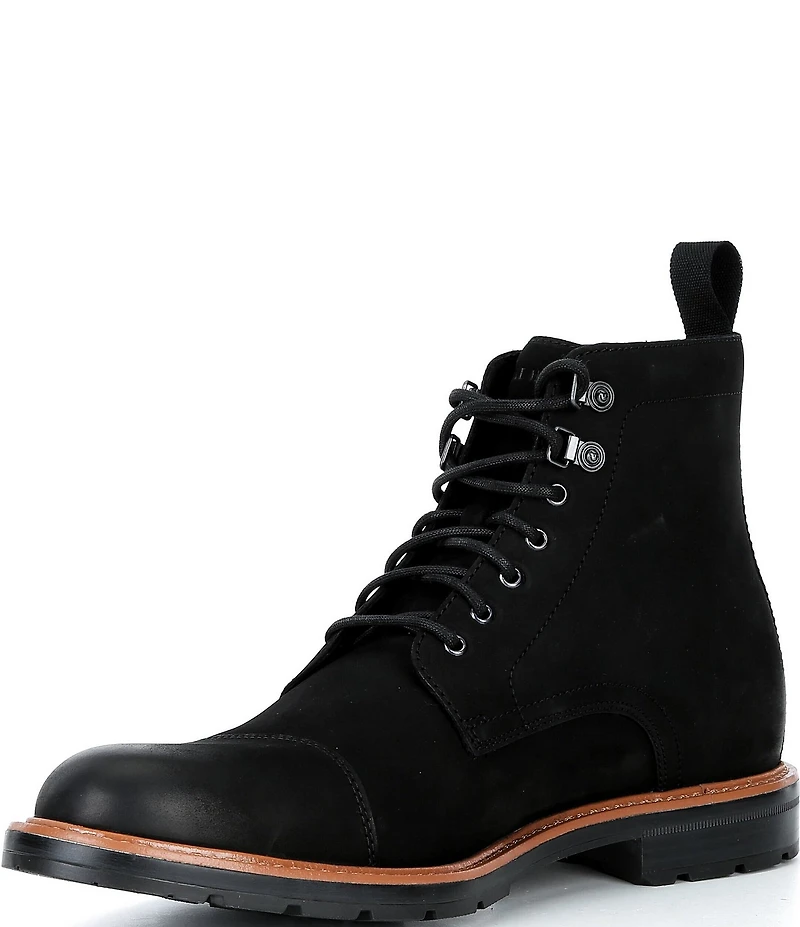 Cole Haan Men's Chamberlin Water Resistant Nubuck Cap Toe Boots
