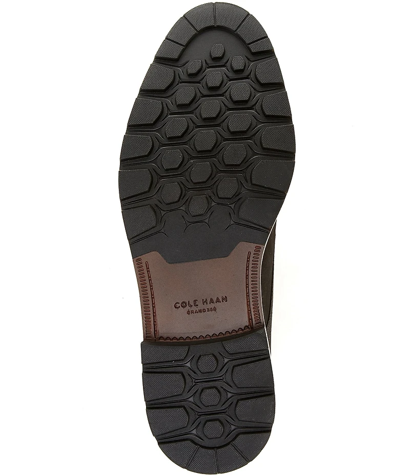 Cole Haan Men's Chamberlin Water Resistant Nubuck Cap Toe Boots