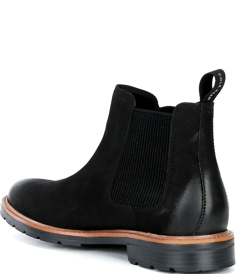 Cole Haan Men's Chamberlin Water Resistant Nubuck Chelsea Boots