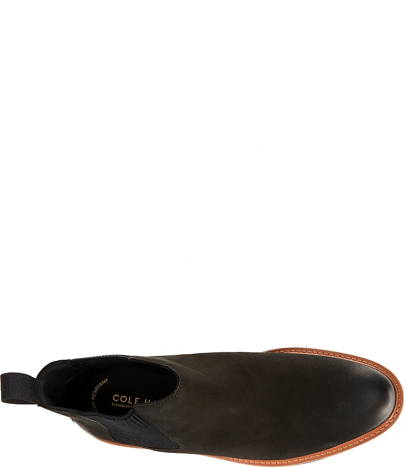 Cole Haan Men's Chamberlin Water Resistant Nubuck Chelsea Boots