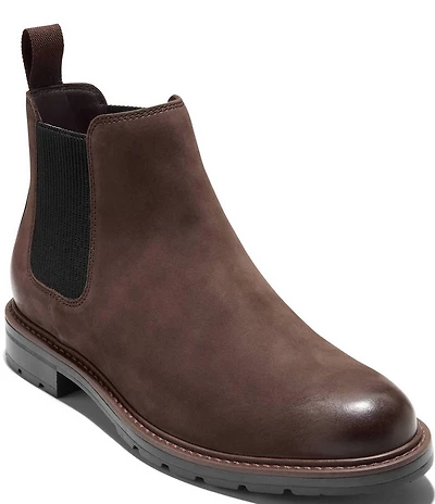 Cole Haan Men's Chamberlin Water Resistant Nubuck EVA Chelsea Boots