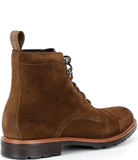 Cole Haan Men's Chamberlin Water Resistant Suede Cap Toe Boots