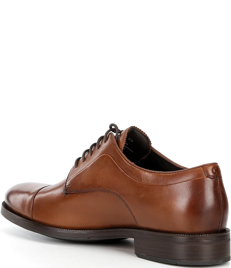 Cole Haan Men's Dean Grand Leather Cap Toe Oxfords