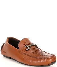 Cole Haan Men's Grand Laser Bit Buckle Leather Drivers