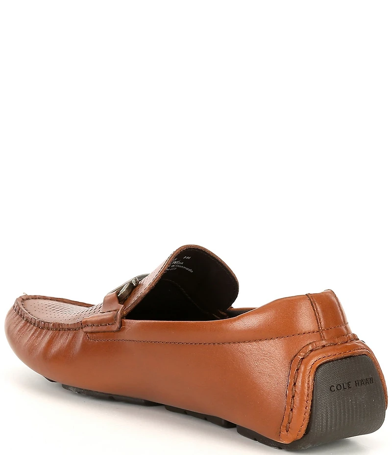 Cole Haan Men's Grand Laser Bit Buckle Leather Drivers