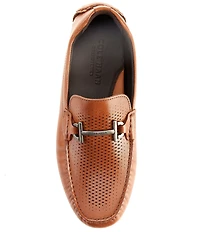 Cole Haan Men's Grand Laser Bit Buckle Leather Drivers