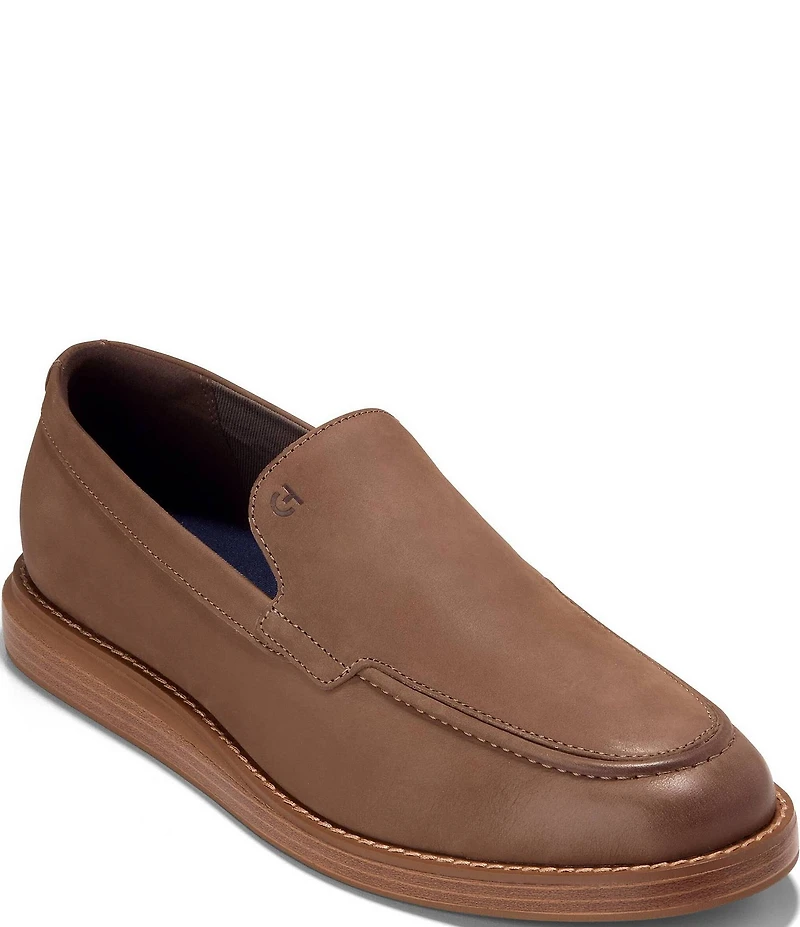 Cole Haan Men's Grand Neoclassic Nubuck Venetian Loafers
