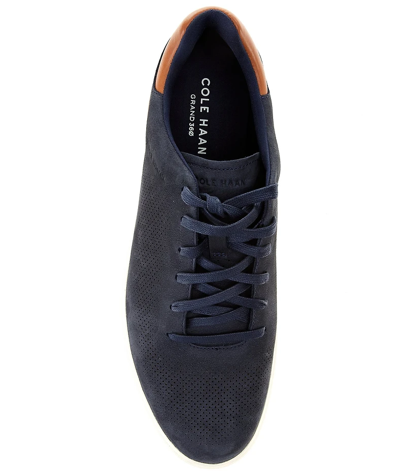 Cole Haan Men's GrandPrø Angleace Perforated Nubuck Sneakers