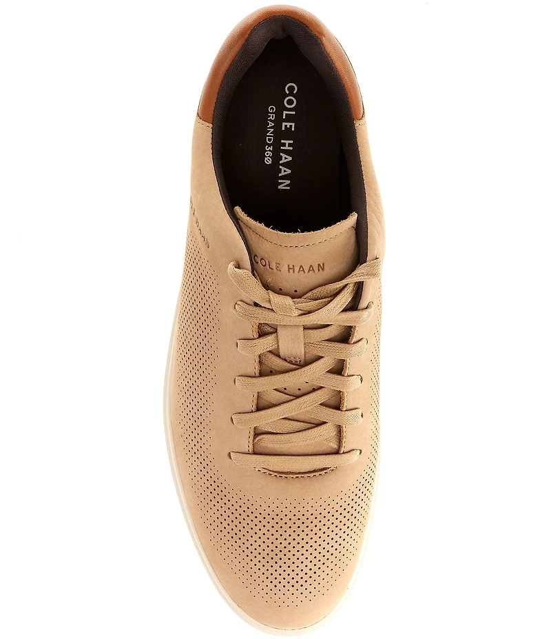 Cole Haan Men's GrandPrø Angleace Perforated Nubuck Sneakers