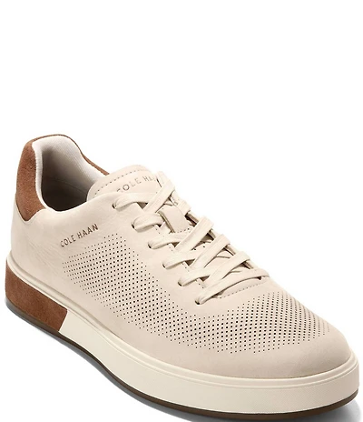 Cole Haan Men's GrandPrø Angleace Perforated Nubuck Sneakers