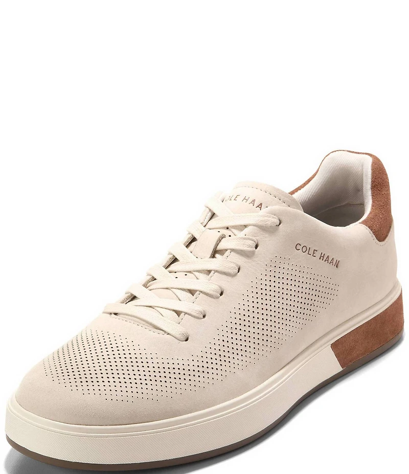 Cole Haan Men's GrandPrø Angleace Perforated Nubuck Sneakers