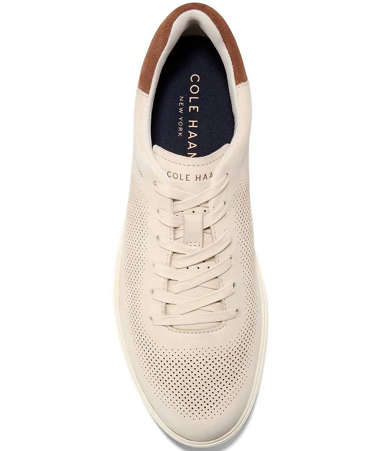 Cole Haan Men's GrandPrø Angleace Perforated Nubuck Sneakers