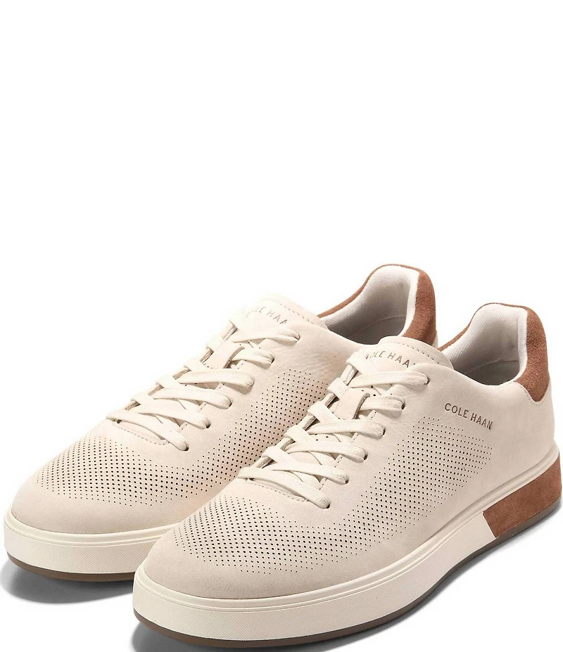 Cole Haan Men's GrandPrø Angleace Perforated Nubuck Sneakers
