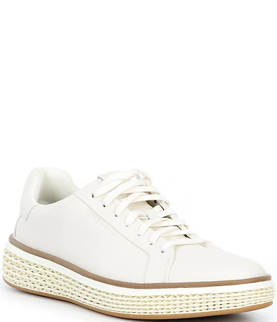 Cole Haan Men's GrandPrø Court SKYWEAVE Leather Sneakers