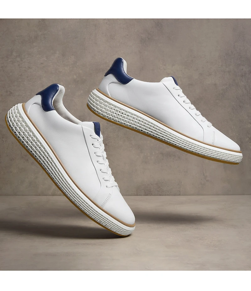Cole Haan Men's GrandPrø Court SKYWEAVE Leather Sneakers