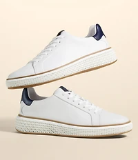 Cole Haan Men's GrandPrø Court SKYWEAVE Leather Sneakers