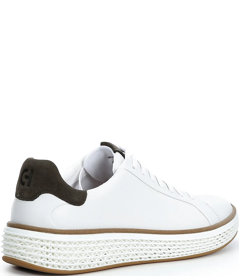 Cole Haan Men's GrandPrø Court SKYWEAVE Leather Sneakers