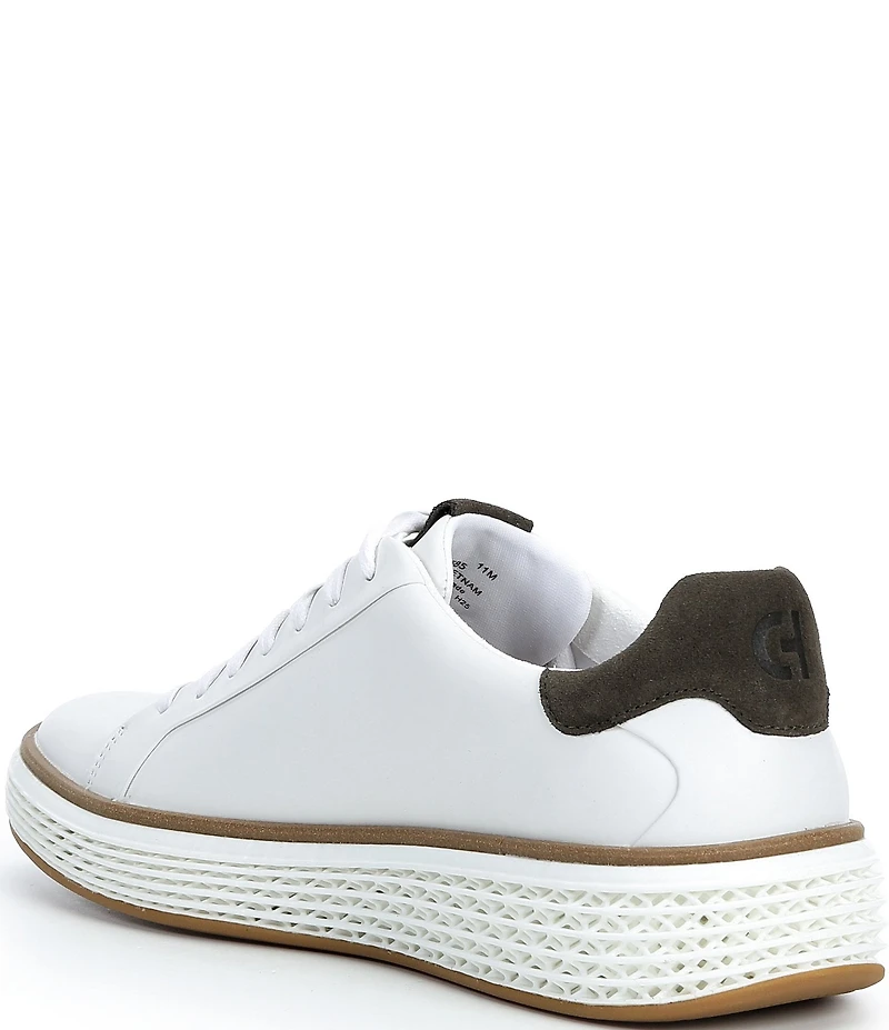 Cole Haan Men's GrandPrø Court SKYWEAVE Leather Sneakers
