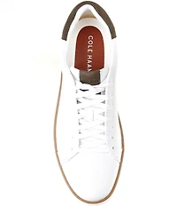 Cole Haan Men's GrandPrø Court SKYWEAVE Leather Sneakers