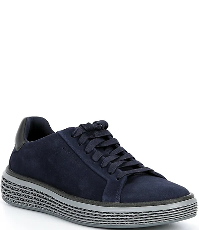 Cole Haan Men's GrandPrø Court SkyWeave™ Suede Sneakers
