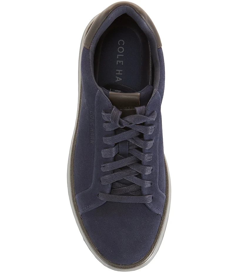 Cole Haan Men's GrandPrø Court SkyWeave™ Suede Sneakers