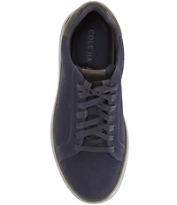 Cole Haan Men's GrandPrø Court SkyWeave™ Suede Sneakers