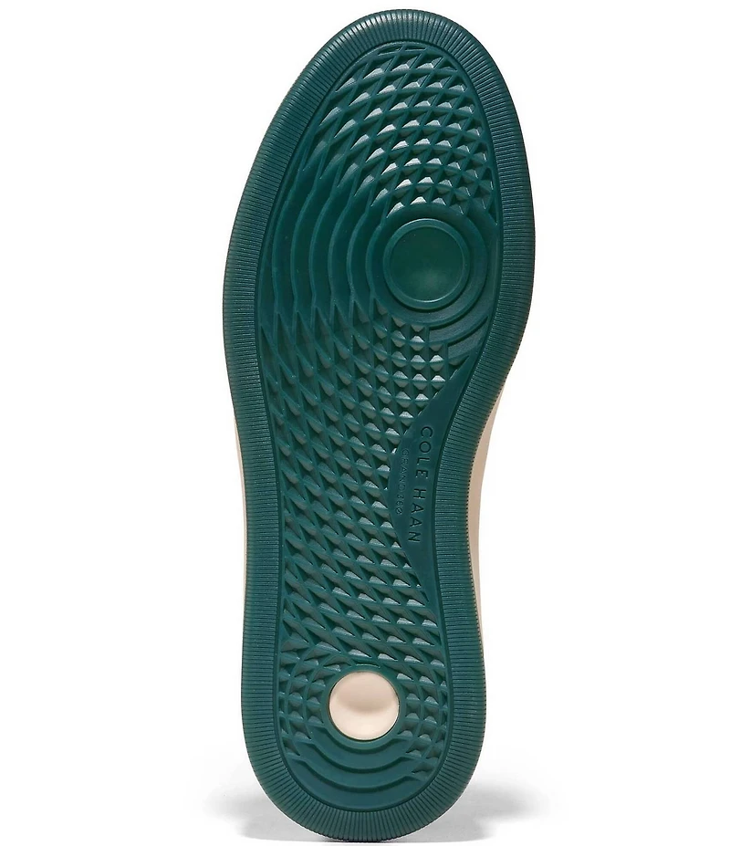 Cole Haan Men's GrandPrø Crossover Leather and Suede Perforated Detail Sneakers