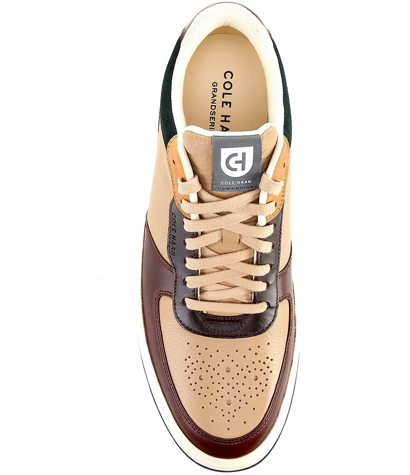 Cole Haan Men's GrandPrø Crossover Leather Perforated Detail Sneakers
