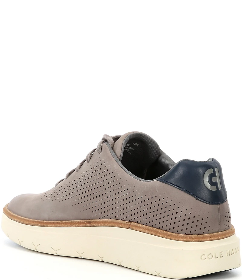 Cole Haan Men's GrandPrø FLOWERFØAM Perforated Nubuck Lace Up Sneakers