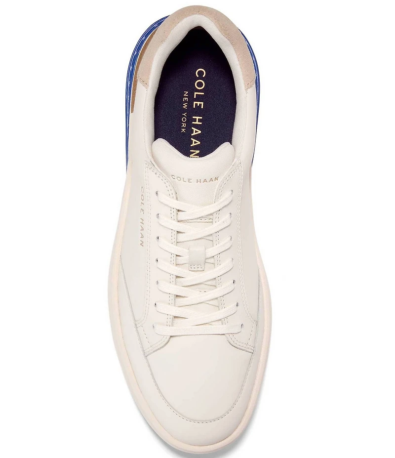 Cole Haan Men's GrandPrø Leather Halfcourt Skyweave Sneakers