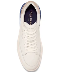 Cole Haan Men's GrandPrø Leather Halfcourt Skyweave Sneakers