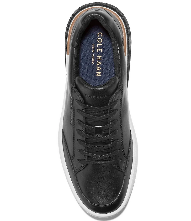 Cole Haan Men's GrandPrø Leather Halfcourt Skyweave Sneakers