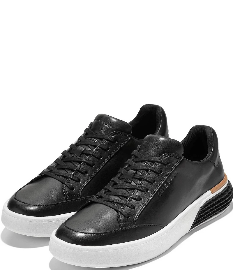 Cole Haan Men's GrandPrø Leather Halfcourt Skyweave Sneakers