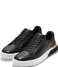 Cole Haan Men's GrandPrø Leather Halfcourt Skyweave Sneakers