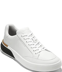 Cole Haan Men's GrandPrø Leather Halfcourt Skyweave Sneakers
