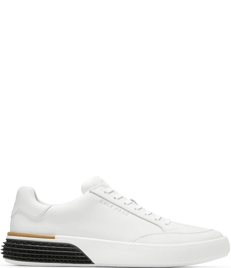 Cole Haan Men's GrandPrø Leather Halfcourt Skyweave Sneakers