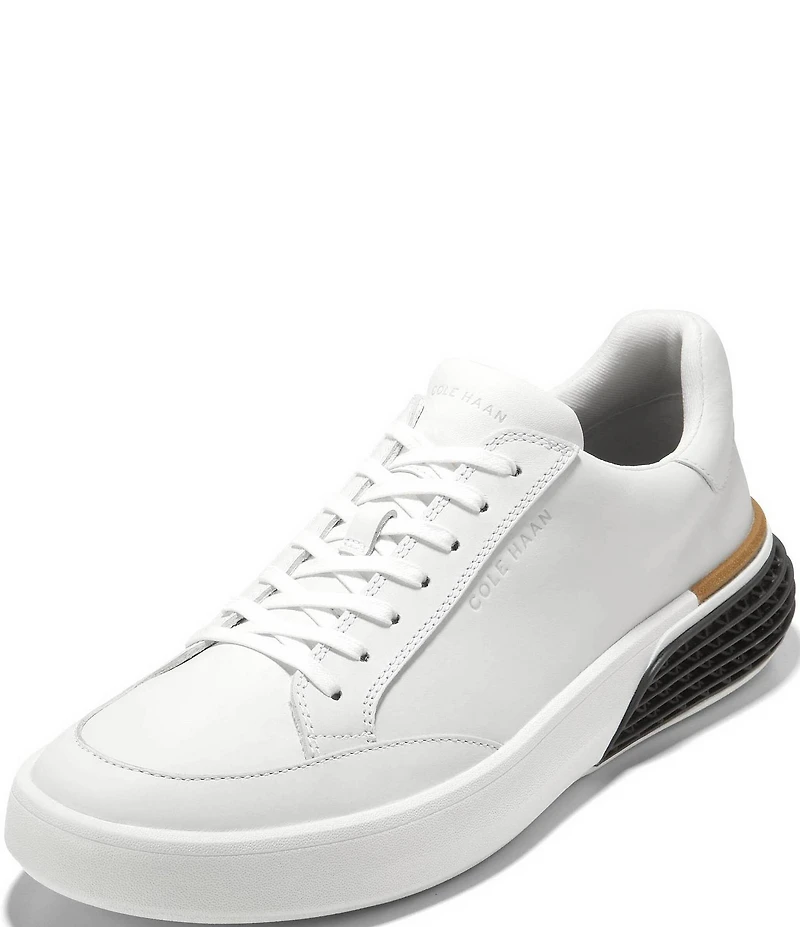 Cole Haan Men's GrandPrø Leather Halfcourt Skyweave Sneakers