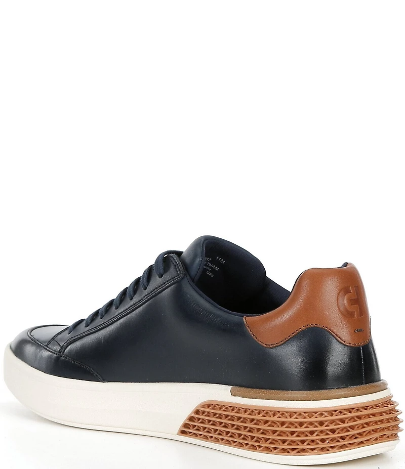 Cole Haan Men's GrandPrø Leather Halfcourt Skyweave Sneakers