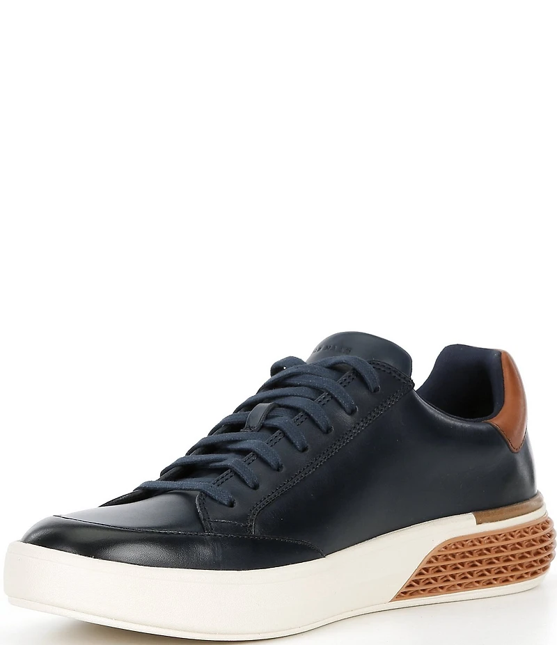 Cole Haan Men's GrandPrø Leather Halfcourt Skyweave Sneakers