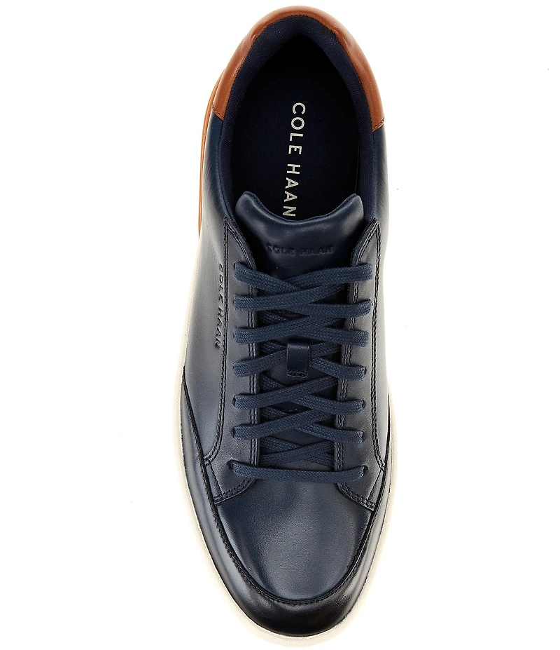 Cole Haan Men's GrandPrø Leather Halfcourt Skyweave Sneakers