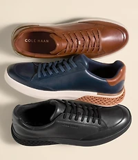 Cole Haan Men's GrandPrø Leather Halfcourt Skyweave Sneakers