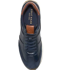 Cole Haan Men's GrandPrø Low Profile SkyWeave™ Leather Running Sneakers