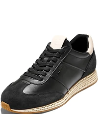 Cole Haan Men's GrandPrø Low Profile SkyWeave™ Leather Running Sneakers