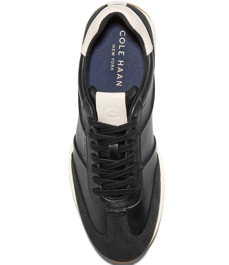 Cole Haan Men's GrandPrø Low Profile SkyWeave™ Leather Running Sneakers