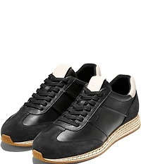 Cole Haan Men's GrandPrø Low Profile SkyWeave™ Leather Running Sneakers