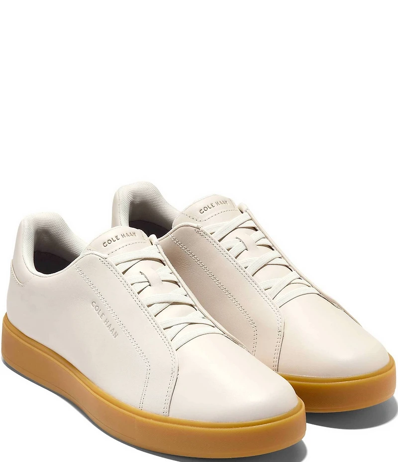 Cole Haan Men's GrandPrø Luxe Slip On Leather Sneakers